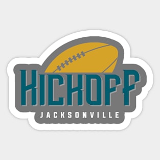 Jacksonville Football Team Sticker